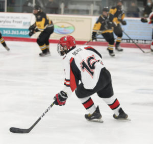 Owen Dever continues to be one of the hottest Picton Pirates into December. For his November production, Owen was nominated for play of the month honours. (Photo: Shawna Adams)