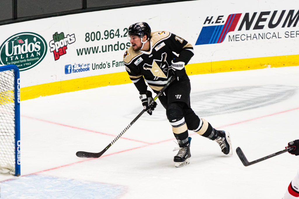 Nate Boomhower in ECHL action.